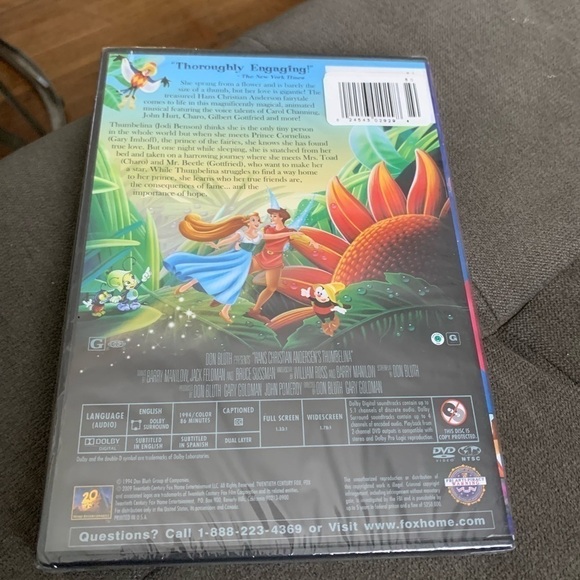 Thumbelina DVD Movie - Picture 2 of 2